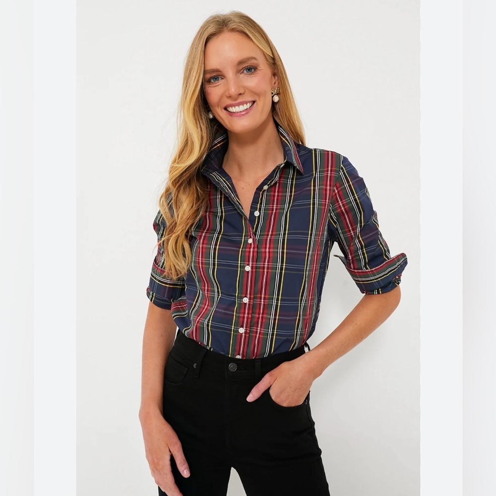 Tuckernuck The Shirt by Rochelle Behrens Exclusive Tartan Plaid Icon Shirt